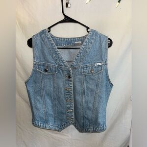 vintage denim vest